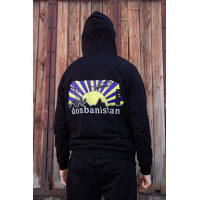 Худі чоловіче чорне «Donbanistan» Донбаністан 48, M