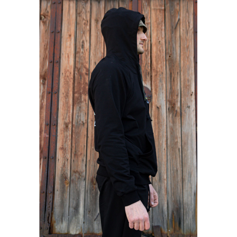 Худі чоловіче чорне «Donbanistan» Донбаністан 50, L