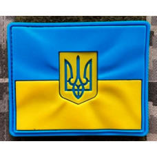 Патч ПВХ PiFi (Піфі) Прапор рельєфний. Прапорець рельєфний