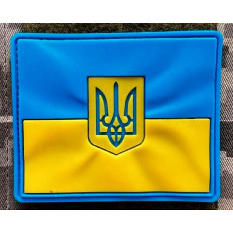 Патч ПВХ PiFi (Піфі) Прапор рельєфний. Прапорець рельєфний