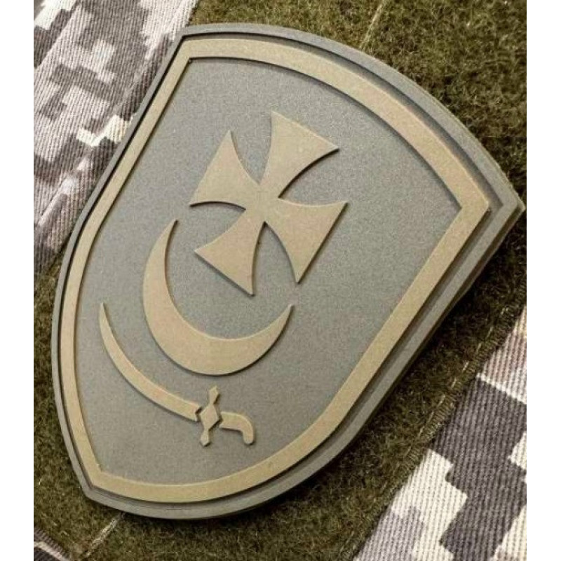 Патч ПВХ PiFi (ПИФИ) Шеврон Буревій. Перша Президентська бригада оперативного призначення НГУ койот