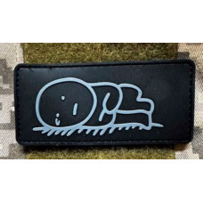 Патч ПВХ PiFi (ПИФИ) Сумний чорно-сірий