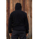 Тактична флісова кофта чорна з капюшоном 46, S