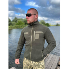 Тактична кофта флісова олива чоловіча