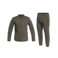 Флісова білизна Mil-Tec Teesar Gen. III з блискавкою Olive - комплект