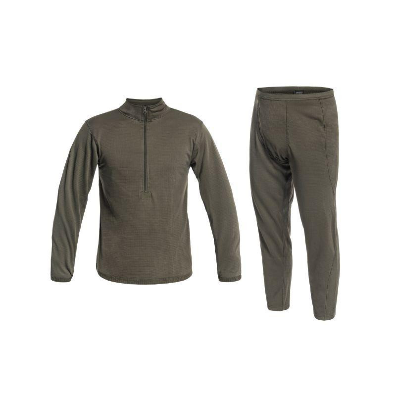 Флісова білизна Mil-Tec Teesar Gen. III з блискавкою Olive - комплект