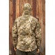 Тактична куртка софтшелл SoftShel демісезонна з капюшоном піксель 4XL, 58