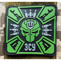 Патч ПВХ PiFi (Піфі) Резиновий ЗСУ Збройні Сили України квадрат