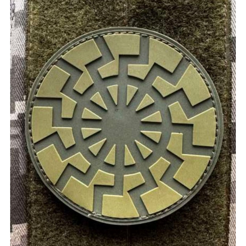 Патч ПВХ PiFi (Піфі) Чорне сонце койот