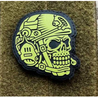 Патч ПВХ PiFi (ПИФИ) Оператор (череп) олива