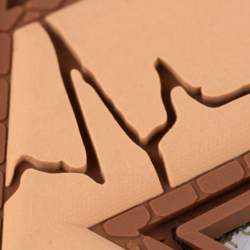 ПВХ патч Бренд Елемент (шеврон)  Парамедик Хрест койот