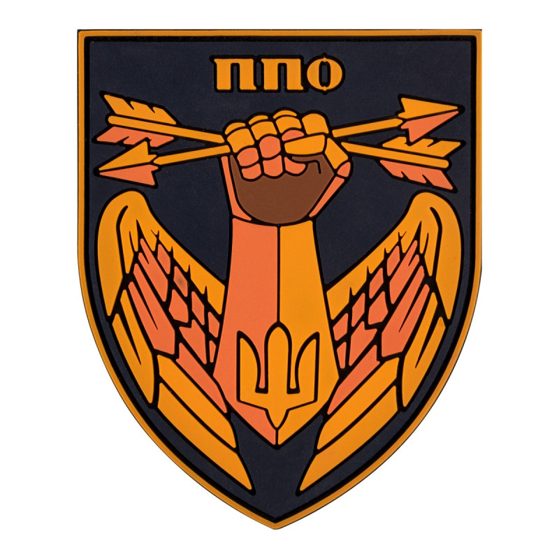 ПВХ патч (шеврон) Бренд Елемент ПВО Повітряні Сили України