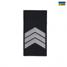 Нашивка погон чорний (поліція)