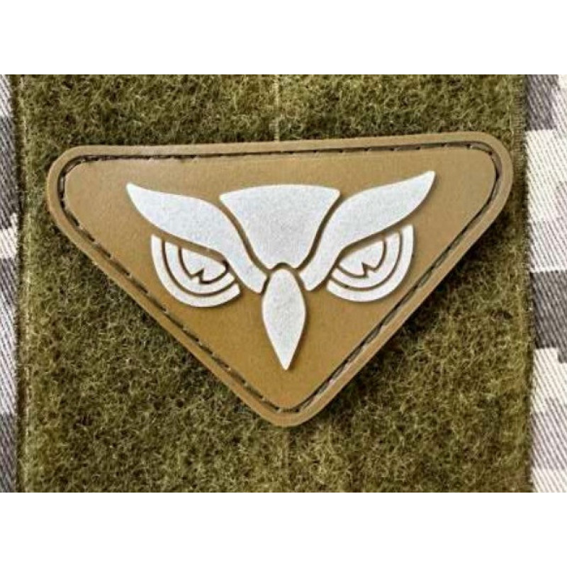 Патч ПВХ PiFi (ПИФИ) Сова Люмінофор (світиться у термряві) койот