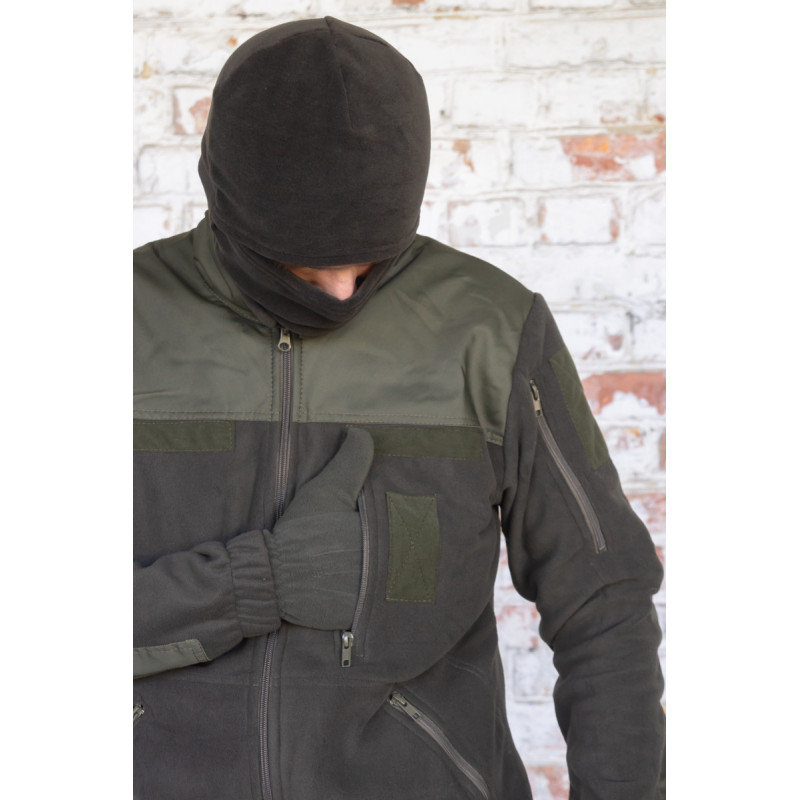 Тактична кофта флісова олива чоловіча