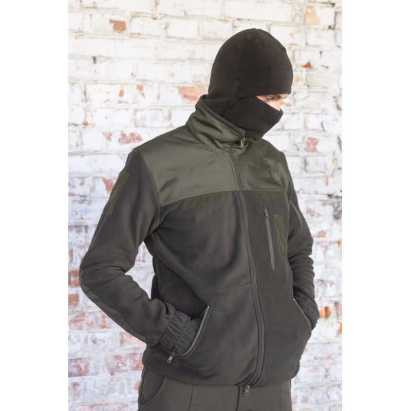 Тактична кофта флісова олива чоловіча