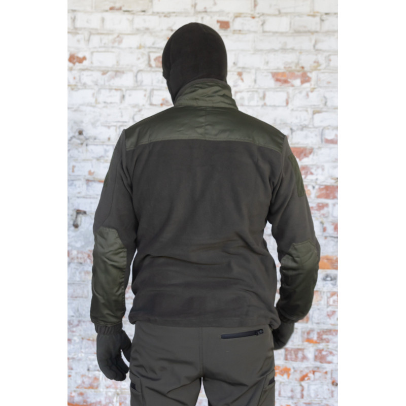 Тактична кофта флісова олива чоловіча