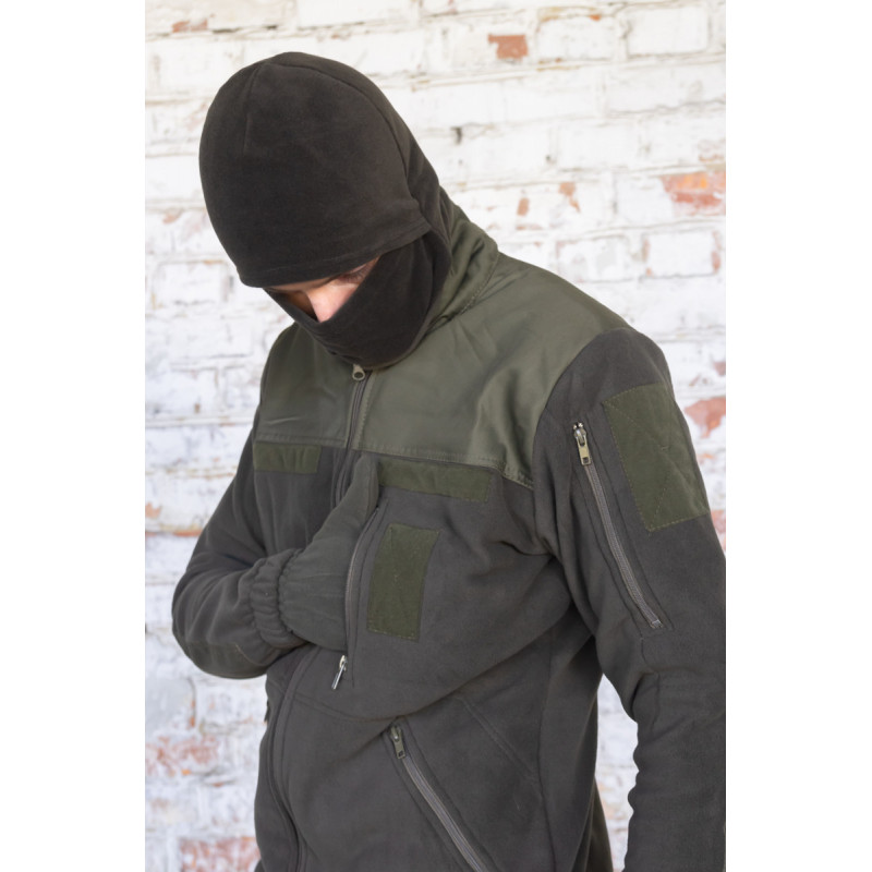 Тактична кофта флісова олива чоловіча