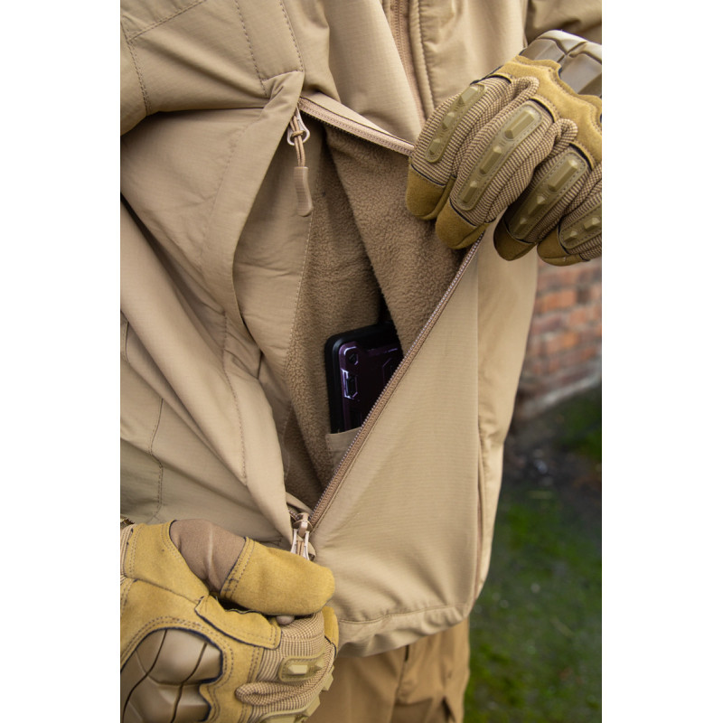 Тактична зимова куртка койот для військових