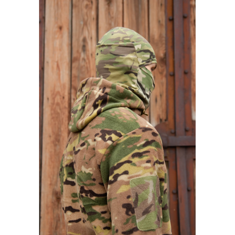 Тактична фліска кофта мультикам з капюшоном