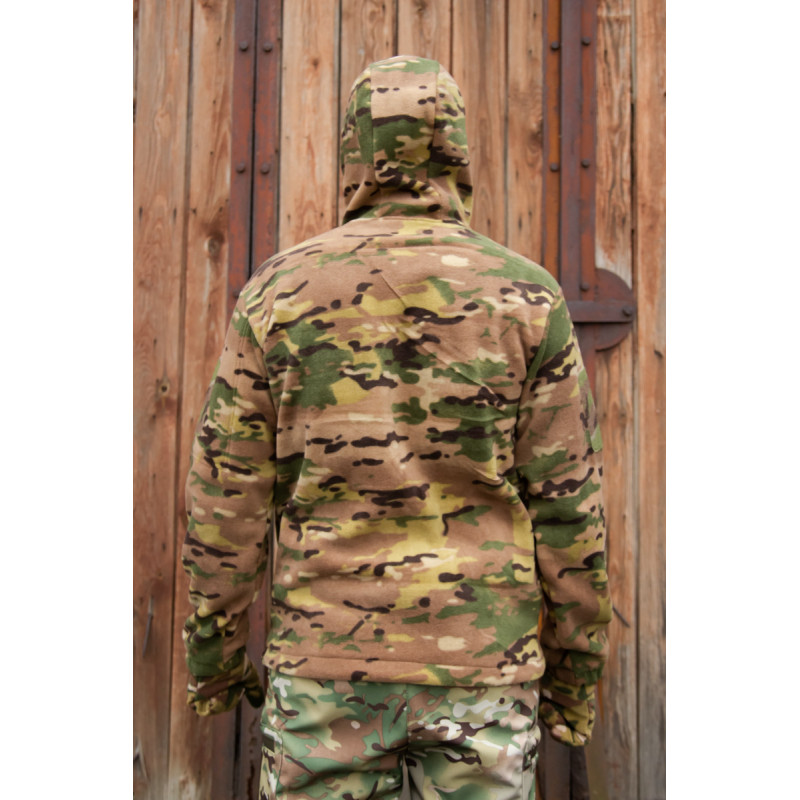 Тактична фліска мультикам з капюшоном 46, S