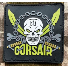 Патч ПВХ PiFi (Піфі) Резиновий Корсар зелений