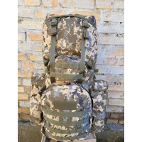 Армійський рюкзак Kodor Cordura 900d Molle 80 л MultiCam Піксель