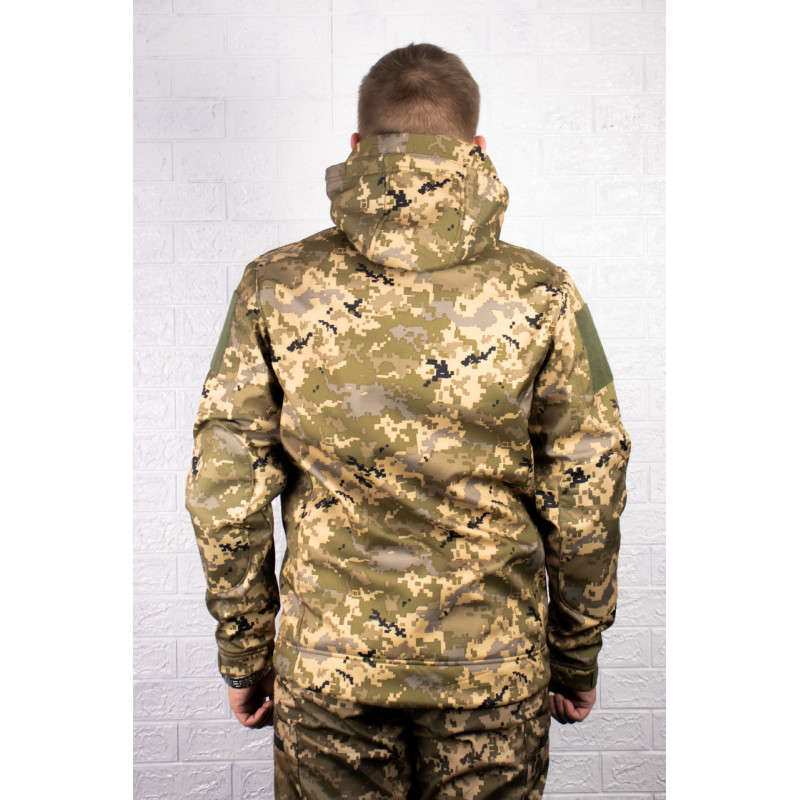 Куртка Soft Shell демісезон піксель