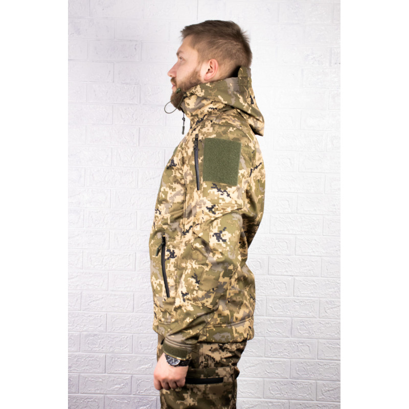 Куртка Soft Shell демісезон піксель