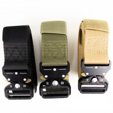 Тактичний швидкознімний ремінь Cobra олива койот чорний