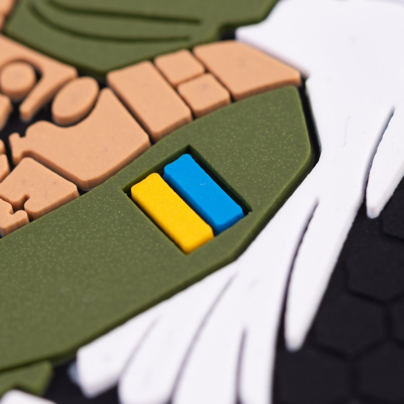 ПВХ патч Бренд Елемент (шеврон) Бойовий медик чорний