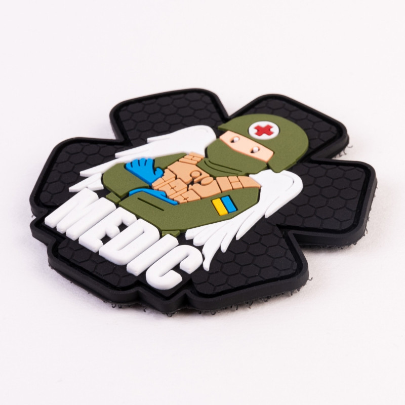 ПВХ патч Бренд Елемент (шеврон) Бойовий медик олива