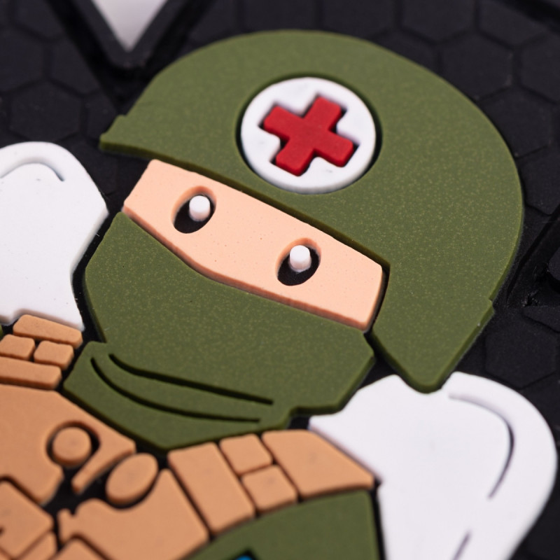 ПВХ патч Бренд Елемент (шеврон) Бойовий медик олива