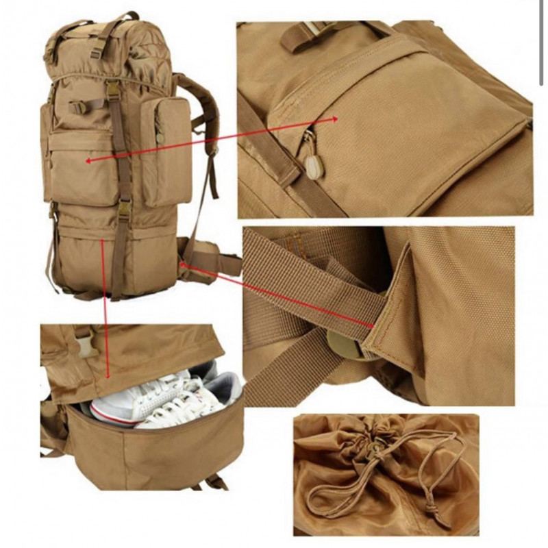 Рюкзак тактичний 75 літрів Оливковий