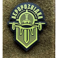 Патч ПВХ PiFi (Піфі) Резиновий "Аеророзвідка" олива