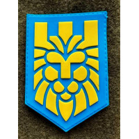 Патч ПВХ PiFi (ПіФі) Лев жовто-блакитний