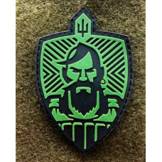 Патч ПВХ PiFi (Піфі) Козак з чубом і бородою