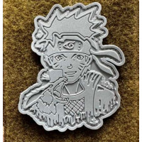 Патч ПВХ PiFi (Піфі) Наруто сірий