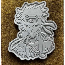 Патч ПВХ PiFi (Піфі) Наруто сірий