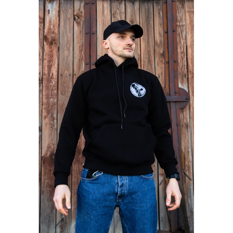 Весняна толстовка худі чоловіче чорне "Hamer" 2XL, 54