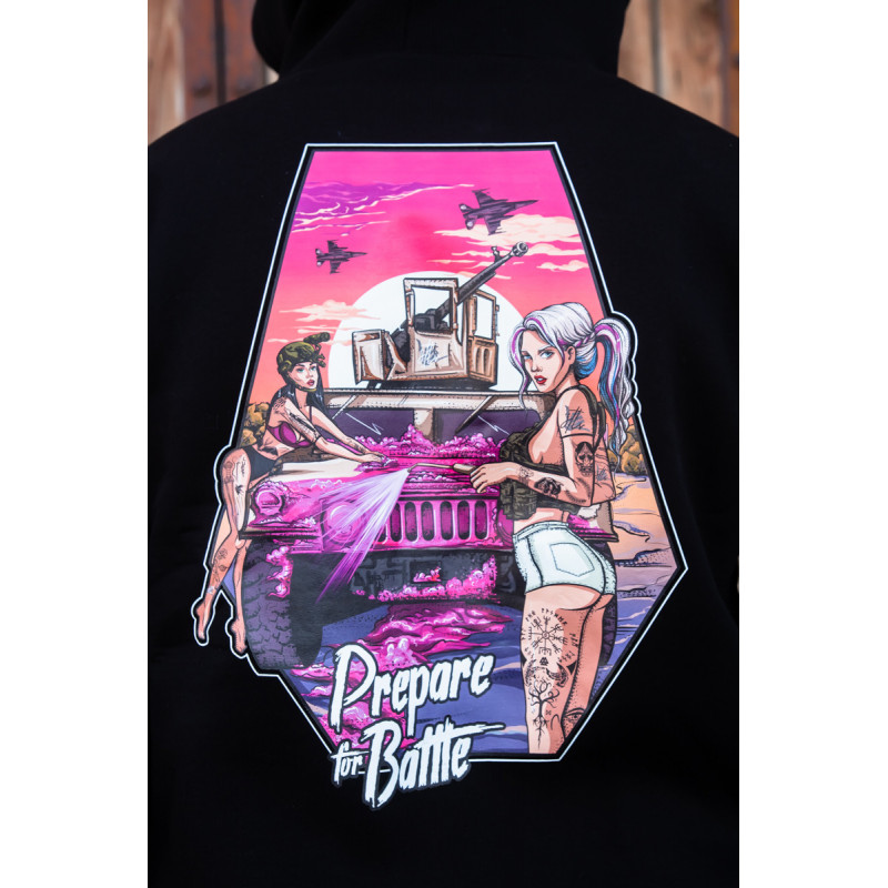 Весняна толстовка худі чоловіче чорне "Hamer" 2XL, 54