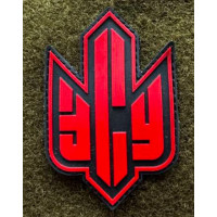 Патч ПВХ PiFi (Піфі) Герб ЗСУ червоний