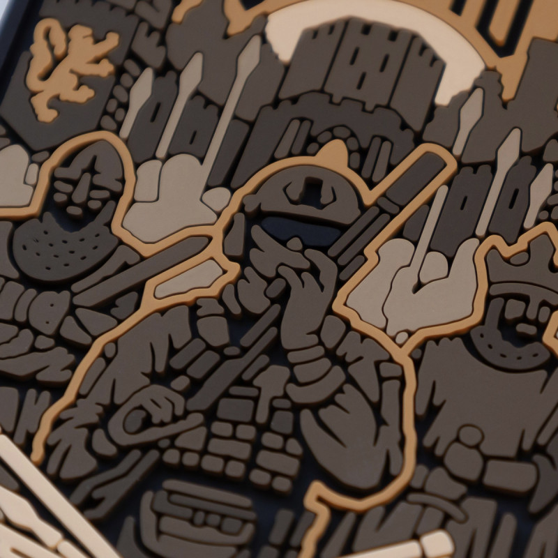 ПВХ патч Бренд Елемент (шеврон) Львів койот