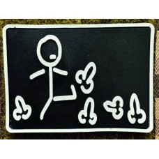 Патч наліпка ПВХ PiFi (Піфі) Резиновий "Майстер пінання x@#*в"