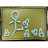 Патч наліпка ПВХ PiFi (Піфі) Резиновий "Майстер пінання x@#*в"