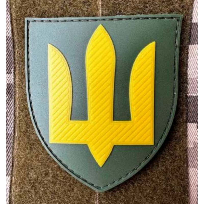 Патч ПВХ PiFi (ПИФИ) Тризуб. Рід військ Сухопутні війська