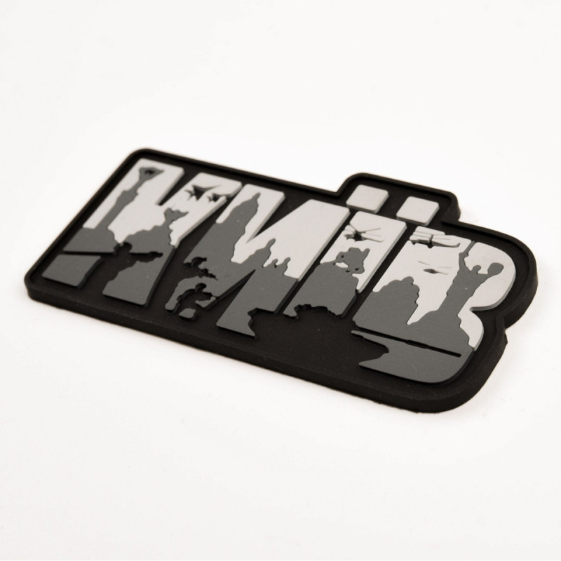 ПВХ патч (шеврон) Бренд Елемент Київ сірий