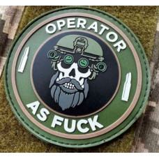 Патч ПВХ PiFi (Піфі) Operator AS FUCK. Оператор