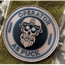 Патч ПВХ PiFi (ПИФИ) Operator AS FUCK. Оператор койот