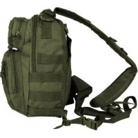 Рюкзак однолямковий через плече Mil-Tec One Strap Assault олива 10 літрів